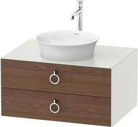 Duravit Waschtischunterbau WHITE TULIP 800x550mm 2 Schubk No we sdm ES Ei mitte