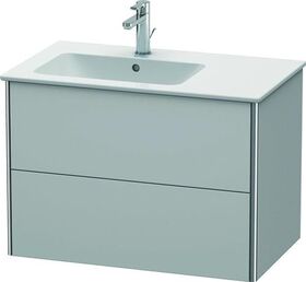 Duravit Waschtischunterbau XSQUARE 560x810x478mm Be li No weiß seidenmatt