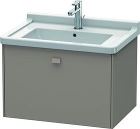 Duravit Waschtischunterbau BRIOSO Gri Frontfarbe 452x670x469mm basalt matt