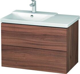 Duravit Waschtischunterbau L-CUBE 820x481x555mm nussbaum natur