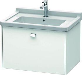 Duravit Waschtischunterbau BRIOSO Griff chrom 452x670x469mm weiß matt