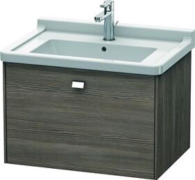 Duravit Waschtischunterbau BRIOSO Griff chrom 452x670x469mm pine terra