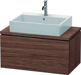 Duravit Konsolenunterschrank L-CUBE 400x820x477mm nussbaum dunkel