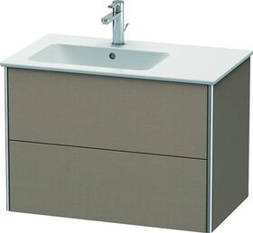 Duravit Waschtischunterbau XSQUARE 560x810x478mm, Becken links leinen