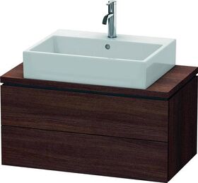 Duravit Konsolenunterschrank L-CUBE 400x820x477mm kastanie dunkel