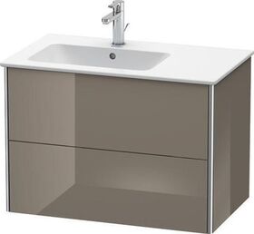 Duravit Waschtischunterbau XSQUARE 560x810x478mm Be li fla grey hochglanz