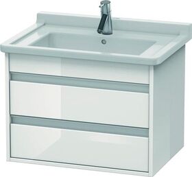 Duravit Waschtischunterbau KETHO 465x650x480mm weiß hochglanz