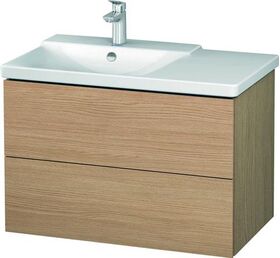 Duravit Waschtischunterbau L-CUBE 820x481x555mm europäische eiche