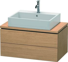 Duravit Konsolenunterschrank L-CUBE 400x820x477mm europäische eiche