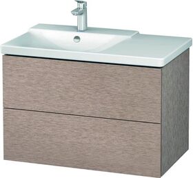 Duravit Waschtischunterbau L-CUBE 820x481x555mm eiche kaschmir