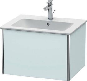 Duravit Waschtischunterbau XSQUARE 400x810x478mm stone blue hochglanz