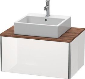 Duravit Waschtischunterbau XSQUARE 400x800x548mm graphit matt