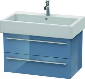 Duravit Waschtischunterbau X-LARGE 443x750x448mm stone blue hochglanz