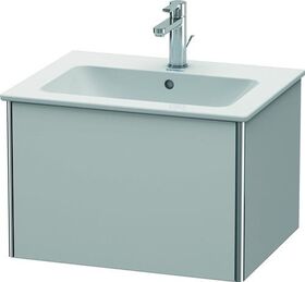 Duravit Waschtischunterbau XSQUARE 400x610x478mm nordic weiß seidenmatt