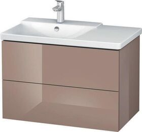 Duravit Waschtischunterbau L-CUBE 820x481x555mm cappuccino hochglanz