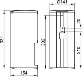 Keuco Mehrfach-Toilettenpapierhalter PLA für Rollenbreite 120mm vc