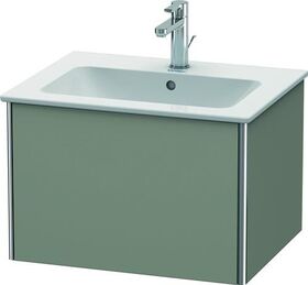 Duravit Waschtischunterbau XSQUARE 400x610x478mm steingrau seidenmatt