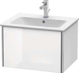 Duravit Waschtischunterbau XSQUARE 610x400x478mm 1 Ausz. we hgl ES NB mitte