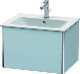 Duravit Waschtischunterbau XSQUARE 400x610x478mm lichtblau seidenmatt