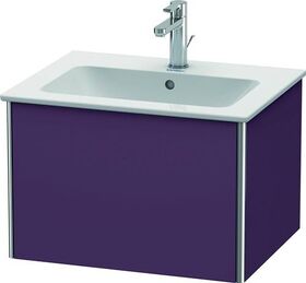 Duravit Waschtischunterbau XSQUARE 400x610x478mm aubergine seidenmatt