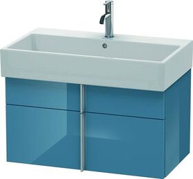 Duravit Waschtischunterbau VERO AIR 440x784x431mm stone blue hochglanz