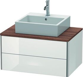 Duravit Waschtischunterbau XSQUARE 400x800x548mm weiß hochglanz