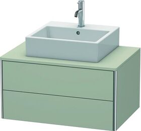 Duravit Waschtischunterbau XSQUARE 400x800x548mm taupe seidenmatt