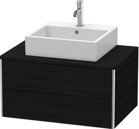 Duravit Waschtischunterbau XSQUARE 800x400x548mm 2 Schubk we hgl ES Ah Mi.