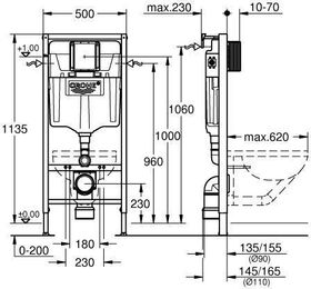 Grohe WC-Element RAPID SL Spülkasten GD 2