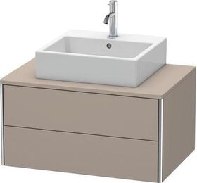 Duravit Waschtischunterbau XSQUARE 400x800x548mm basalt matt