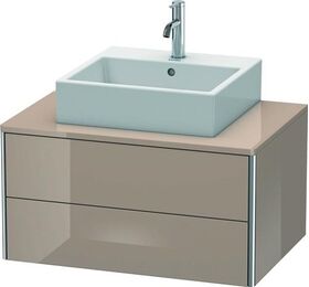 Duravit Waschtischunterbau XSQUARE 400x800x548mm cappuccino hochglanz