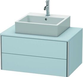 Duravit Waschtischunterbau XSQUARE 400x800x548mm lichtblau seidenmatt