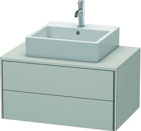 Duravit Waschtischunterbau XSQUARE 400x800x548mm betongrau matt