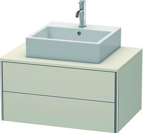 Duravit Waschtischunterbau XSQUARE 400x800x548mm taupe matt