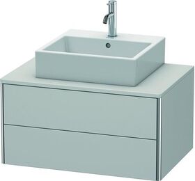 Duravit Waschtischunterbau XSQUARE 400x800x548mm nordic weiß seidenmatt