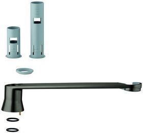 Grohe Halter für Spülbrause hard graphite gebürstet