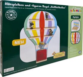 SMH Hörspielbox+Figuren Regal Heißluftb.