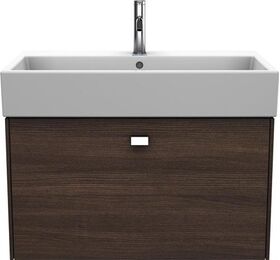 Duravit Waschtischunterbau BRIOSO Gri chrom 442x784x459mm kastanie dunkel