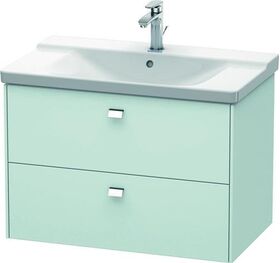 Duravit Waschtischunterbau BRIOSO Griffe chr 561x820x479mm lichtblau matt