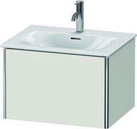 Duravit Waschtischunterbau XSQUARE 397x610x478mm 1 Ausz. No weiß seidenmatt