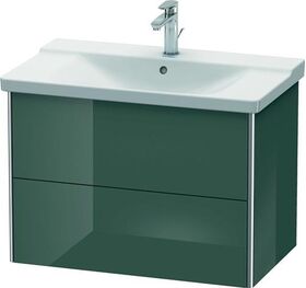 Duravit Waschtischunterbau XSQUARE 565x810x473mm dolomiti grey hochglanz