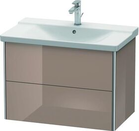 Duravit Waschtischunterbau XSQUARE 565x810x473mm cappuccino hochglanz