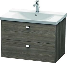 Duravit Waschtischunterbau BRIOSO Griffe chrom 561x820x479mm pine terra