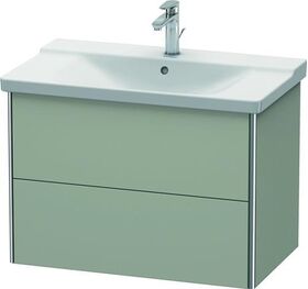 Duravit Waschtischunterbau XSQUARE 565x810x473mm taupe seidenmatt