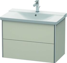 Duravit Waschtischunterbau XSQUARE 565x810x473mm taupe matt