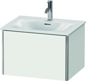 Duravit Waschtischunterbau XSQUARE 397x610x478mm, 1 Auszug weiß seidenmatt