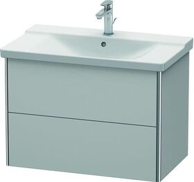 Duravit Waschtischunterbau XSQUARE 565x810x473mm nordic weiß seidenmatt