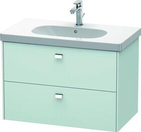 Duravit Waschtischunterbau BRIOSO Griffe chr 563x820x469mm lichtblau matt