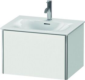 Duravit Waschtischunterbau XSQUARE 397x610x478mm, 1 Auszug weiß matt