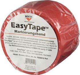 Bodenmarkierungsband Easy Tape PVC rot L.33m B.75mm Rl.ROCOL